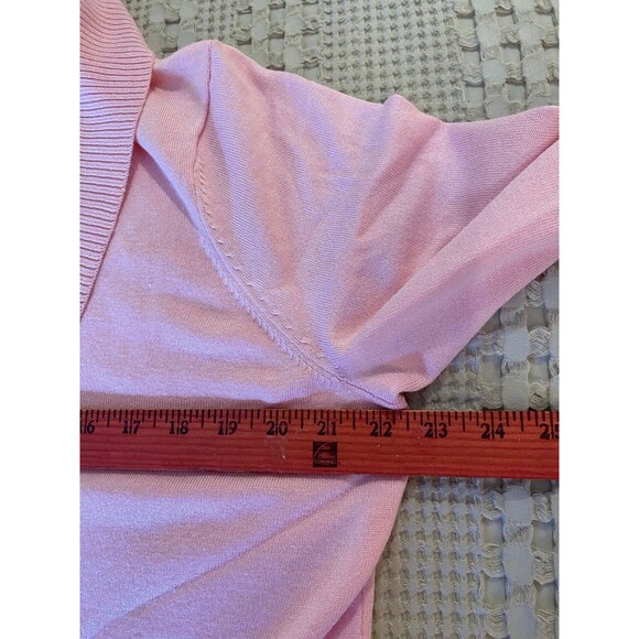 Faded Glory  Pink Open Front Cardigan Size XXL -   Dressy Casual - Picture 10 of 11